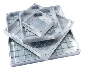 Recessed double seal manhole covers frames road driveway garden house Powder Coated frames cn zhe