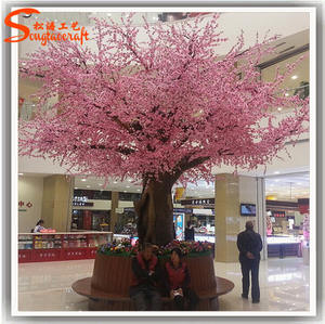 Gros grande artificielle intérieure <span class=keywords><strong>cherry</strong></span> blossom arbre faux de soie cerisier - Product Image 4