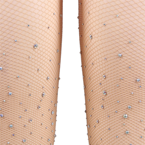 High Quality Women Shiny Sexy <strong>Plus</strong> <strong>Size</strong> Diamond Rhinestone Custom Stockings <strong>Fish</strong> <strong>Net</strong> - Product Image 6