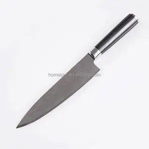 Homesen forged vg10 japanese steel damascus chef knife, damascus kitchen knife, japanese shun knife damascus