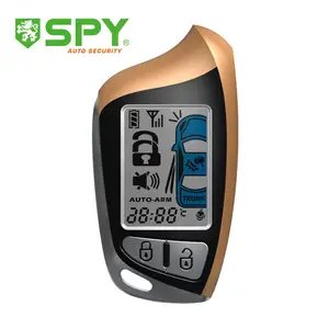 3 kilometer range SPY new smart two way car alarm with anti-hijacking function