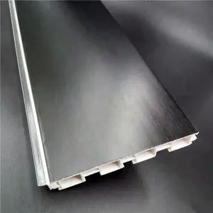 100Mm Không Thấm Nước Đen Chải Nhôm Nhựa Tủ Bếp Plinth