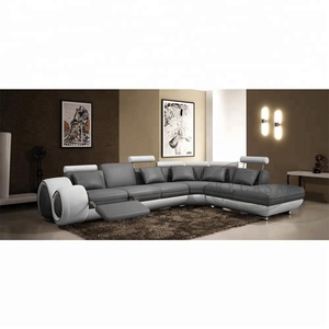 Elefanten-Wohnzimmer-Ecksofa mit Liegefunktion, L-förmiges Sofa-Set aus reinem Büffelleder, Wohnzimmermöbel - Product Image 5