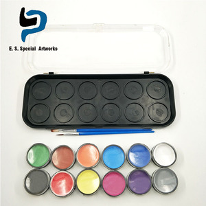 Kit de maquillage avec les personnages de dessins animés pour Halloween, peinture du visage, 12/16 couleurs, sûr pour les enfants - Product Image 3