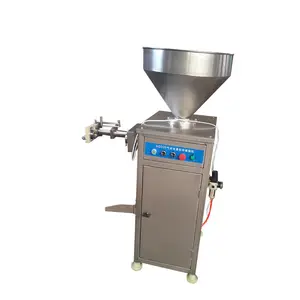 Automatic Vacuum Sausage Stuffer Machine Make Sausage With Linker