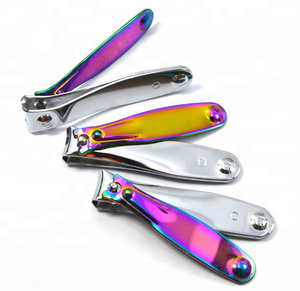 Cortauñas de titanio arcoíris de alta resistencia y precisión <span class=keywords><strong>para</strong></span> <span class=keywords><strong>uñas</strong></span> <span class=keywords><strong>encarnadas</strong></span> y gruesas, <span class=keywords><strong>para</strong></span> manicura y pedicura. - Product Image 2