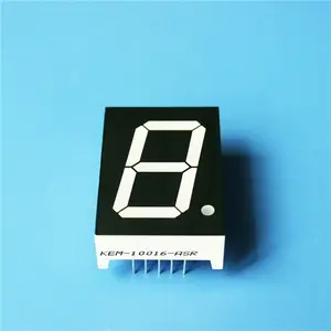 7 Segment Display Kem-10016-bsr 1 Inch Red Led 7 Segment Display 1" 7 Segment Red Display