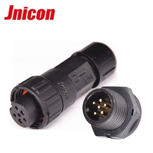 Jnicon m16 ip68 תקע 2 + 4 פינים לוח הר מחבר חשמל חיצוני עמיד למים - Product Image 4