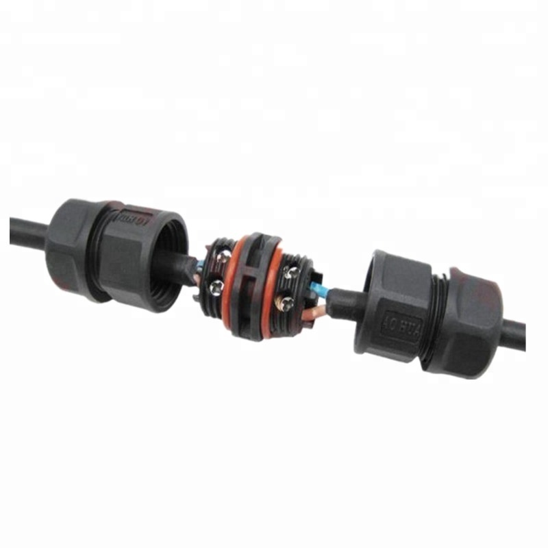 Conjunto de tornillo 2 pin impermeable conector de cable