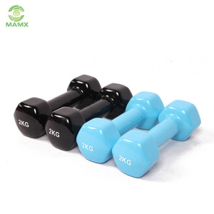 Bán Buôn Đầy Màu Sắc Thể Hình Mini Trọng Lượng Hex Vinyl Quả Tạ Cho Lady Aerobic Tập Thể Dục - Product Image 2