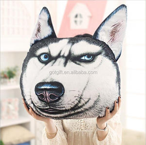 WOW Doge Animal Jouet En Peluche Tête conception Coton En Peluche Coussin Oreiller Poupée Cadeau - Product Image 5