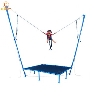 Custom Outdoor <strong>square</strong> Amusement Park Equipment Kids Exercise Rectangular Bungee <strong>Trampoline</strong> for Sale - Product Image 3