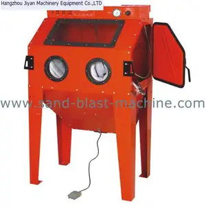 350LVertical sandblasting cabinet, industrial sand blasting machine