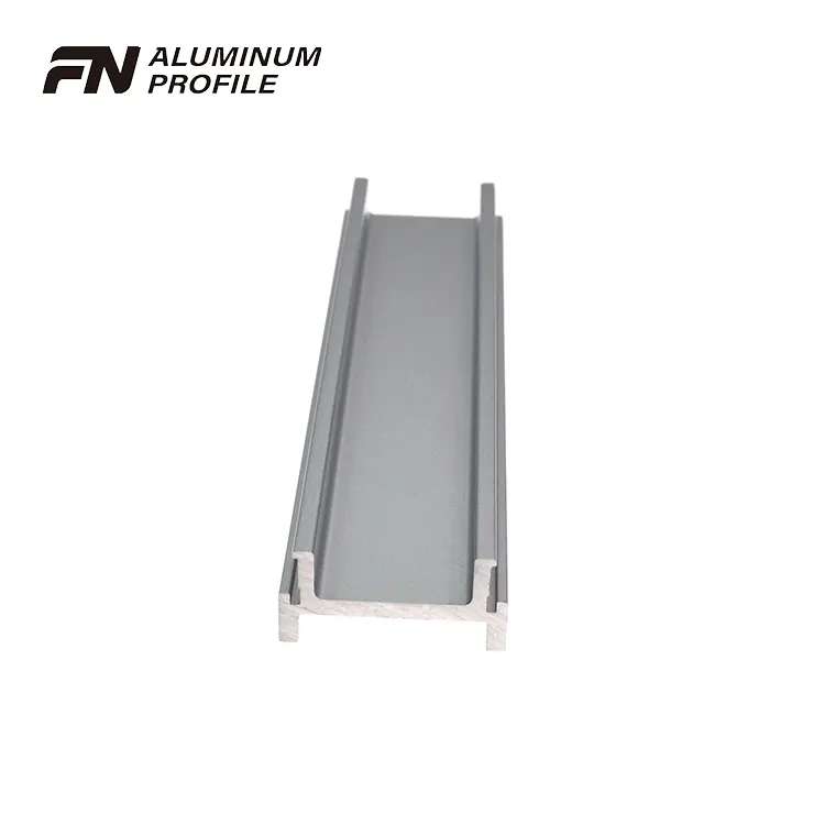 FINE METAL aluminum alloy 6061 big sliding door rail profile for Hotel door rail