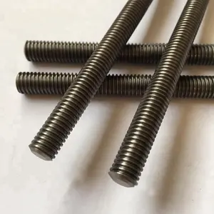 Ti6al4v titanium stud titanium double threaded rod M2 M3 M4 M5 M6 M8 M10