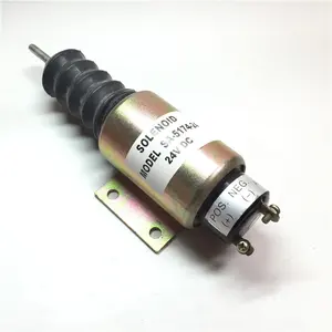 24v diesel engine fuel stop solenoid SA-5174-24 2001ES-24E3U1B2S2 24v 3 terminals for diesel engine Small Engine Parts