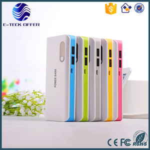 De acuerdo a su chioce ce rohs fcc i móvil móvil 20000 mah usb banco de la energía led - Product Image 6