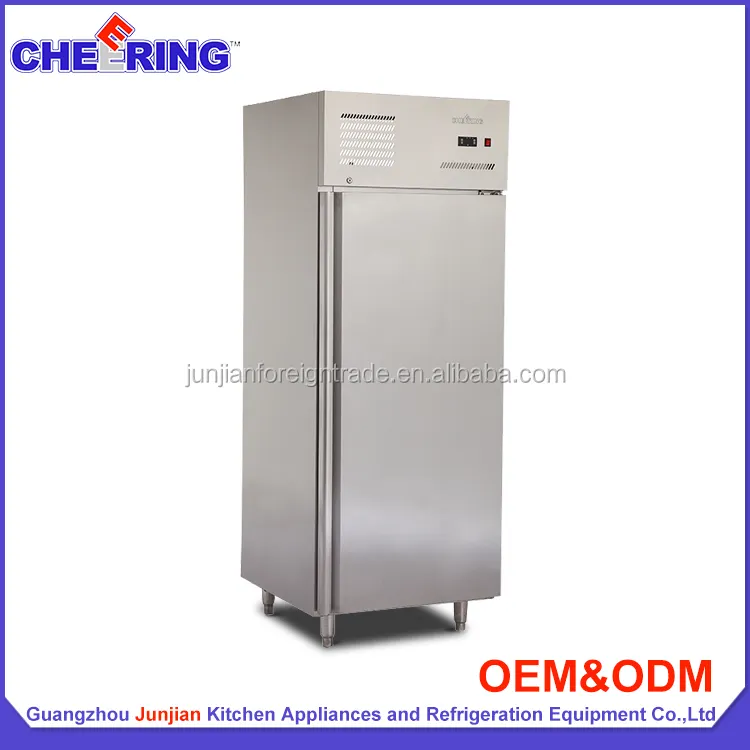 Junjian GuangZhou manufacturer industrial stainless steel deep freezer refrigerator for hotel with CE certificated