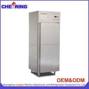 Junjian GuangZhou manufacturer industrial stainless steel deep freezer refrigerator for hotel with CE certificated