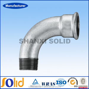 Malléable tuyau de fer coulée de montage <span class=keywords><strong>fil</strong></span> 90 Degrés M & F Coudes - Product Image 1