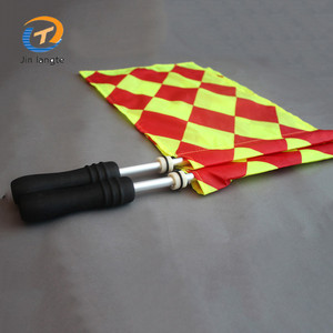 Accesorios para Árbitro, Banderines Desmontables para Árbitro, Bandera de Mano para Deportes de Fútbol, Indicador de Bandera para Árbitro de Fútbol - Product Image 1