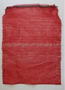 Algeria 40 kg màu cam đỏ rau pe dệt kim raschel net lưới bag 50*80