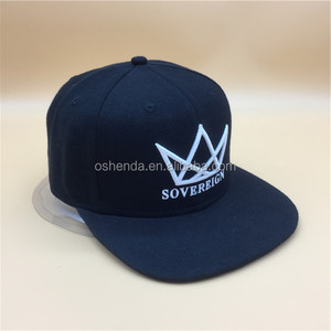 Casquettes de démarrage vierges à bord plat 6 panneaux personnalisées en gros - Product Image 3