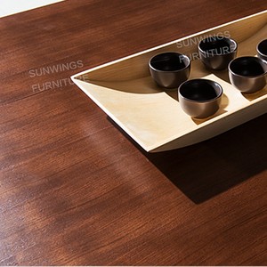 Malaisie meubles usine noyer bois moderne table à manger - Product Image 3