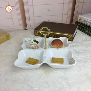 Assiette à fruits secs en porcelaine d'Afghanistan en gros pour un usage quotidien, usage en restaurant, bon prix d'usine - Product Image 1
