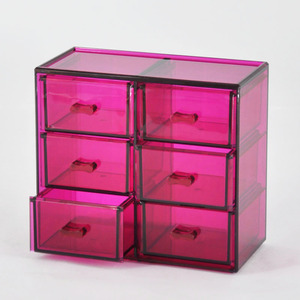 Black Acrylic Four Drawer <b>Storage</b> Case - Product Image 6