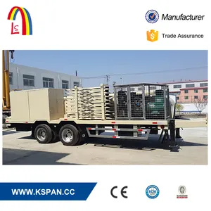 LS 914-610 Trailer Gắn Di Chuyển kim loại tấm lợp roll forming machine