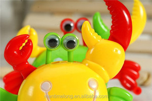 Jouets à remonter pour bébés, <span class=keywords><strong>crabes</strong></span> de dessin animé qui marchent sur le côté, yeux, mains et pieds mobiles, jouets pour enfants, animaux en plastique pour bébés, jouets à remonter - Product Image 4