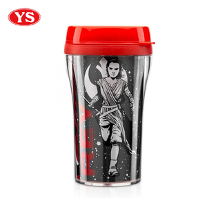 280ml nhựa cách điện du lịch <span class=keywords><strong>Mug</strong></span> với chèn giấy <span class=keywords><strong>DIY</strong></span> - Product Image 1