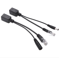 Kit d'injecteur RJ45, alimentation électrique commerciale avec séparateur Ethernet, 5V, 12V, 24V, 48V, adaptateur PoE