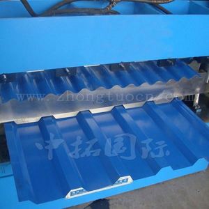 Sac metal çatı çift katmanlı rulo şekillendirme makinesi - Product Image 2