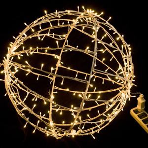 EVERMORE 크리스마스 장식 빛 3d 야외 방수 크리스마스 장식 매달려 Led 모티브 공 빛 - Product Image 3