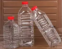 環境にやさしいPET透明プラスチック飲料ペットボトル
