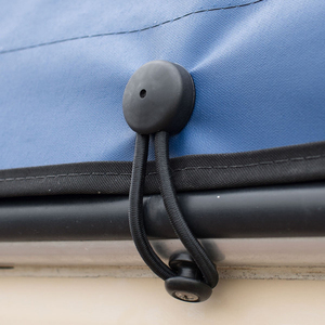 SNOWL <span class=keywords><strong>Bateau</strong></span> Couverture Bande Suspendue Bouton <span class=keywords><strong>Toile</strong></span> Bande Connecteur Bouton Noir/blanc Clip Bande Sangle Tho - Product Image 5