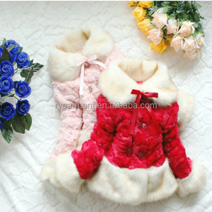 Ropa del niño, invierno engrosada cálido FROZEN capa para el GIRS - Product Image 4