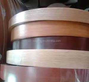 Kayu Veneer PVC Strip Tepi Banding Tape