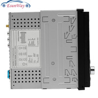 EsunWay-Reproductor de MP5 para coche, Radio retráctil de 7 pulgadas con pantalla táctil HD, estéreo, multimedia, 1Din, RDS, FM, AM, USB, AUX, FM