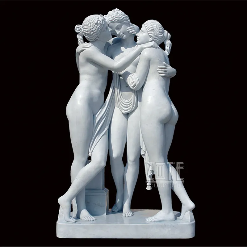 Novos desenhos de alta qualidade mármore mulher bases para esculturas