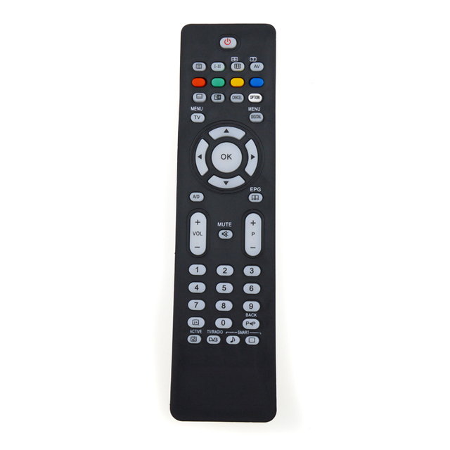 Universal RC2034301 Remote Control for LED TV with AAA Battery Black