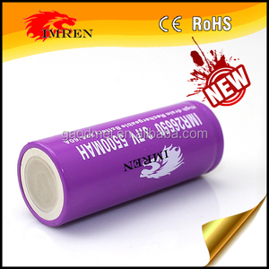Gran stock en almacén ee.uu./26650 imren 5500 mAh LiFePO4 batería 60ah 3.7 V 26650 li-ion batería para juguetes eléctricos - Product Image 5