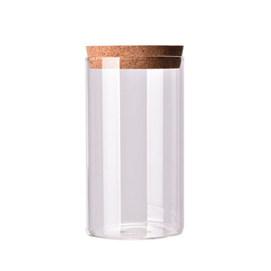 Commercio all'ingrosso Su Ordinazione 250 <span class=keywords><strong>Ml</strong></span> di <span class=keywords><strong>Vetro</strong></span> di Stoccaggio Alimentare Biscotto Vaso Con Tappo <span class=keywords><strong>In</strong></span> Sughero Coperchio <span class=keywords><strong>In</strong></span> Legno - Product Image 3