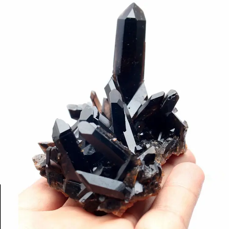 Ruwe Steen Ruwe healing smoky quartz crystal cluster Rock steen