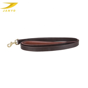 Correa de perro de cuero de lujo duradera al por mayor personalizada profesional JANYO - Product Image 6