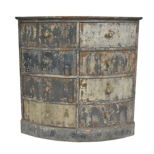 Luckywind Shabby Chic French Country Style Furniture Antique Wooden <strong>Corner</strong> <strong>Storage</strong> <strong>Cabinet</strong> for Living Room,Bedroom Decor - Product Image 4