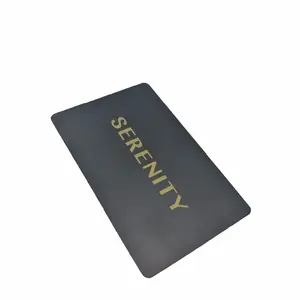 Customized RFID Card Printable Stainless Steel Black Metal NFC RFID Business Card