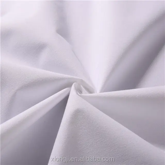 190T brushed microfiber pongee fabric waterproof mattress protector fabric